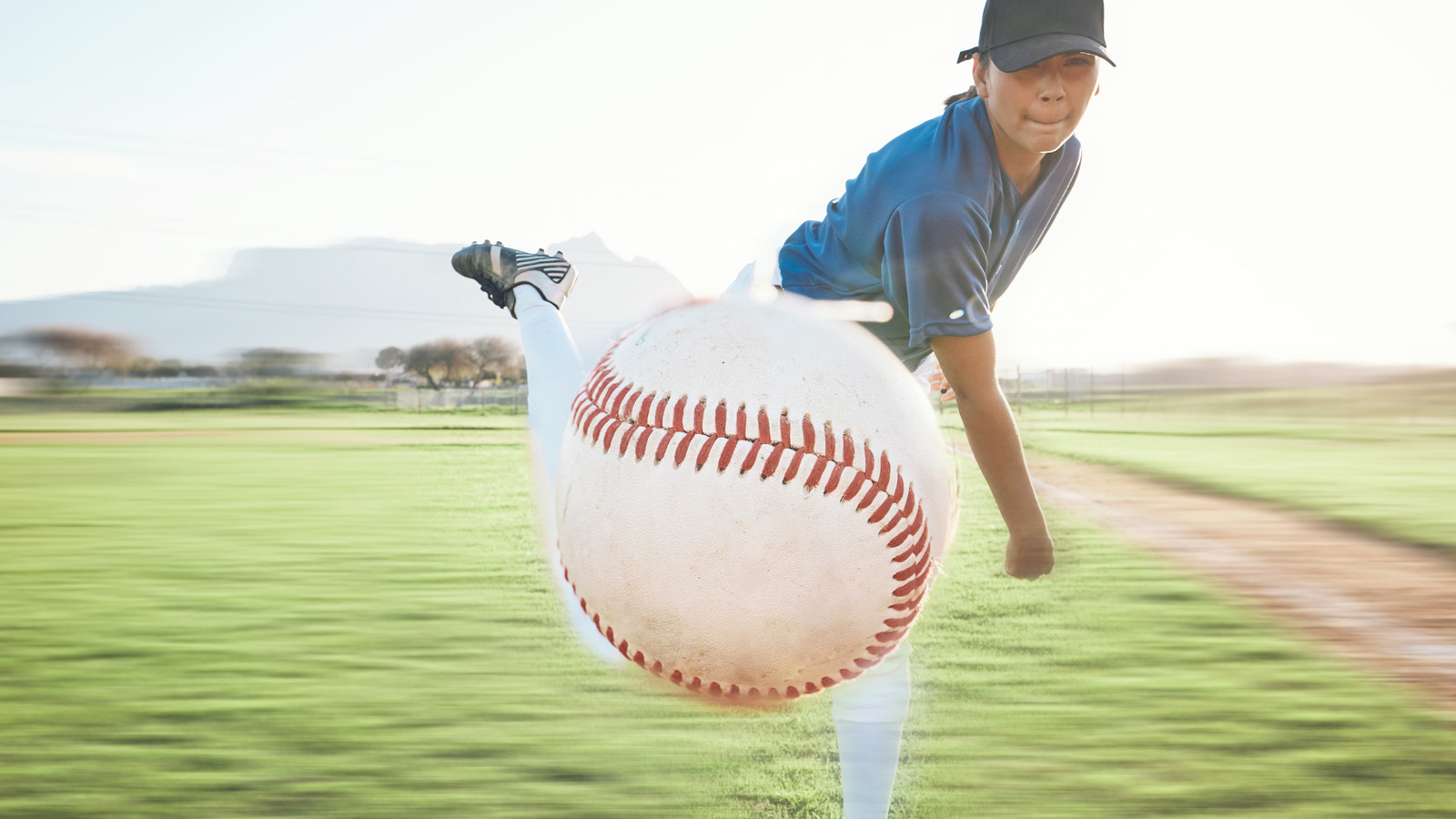 Unexpected moment - life curveball concept